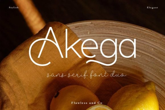 Akega Duo: A Font for Modern Campaigns