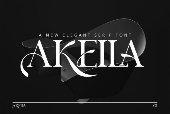 Akeila: A Serif Font for Elegant Design