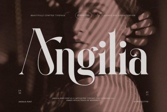 Angilia Font: Elegant Serif for Craft Projects