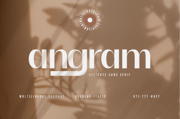 Angram: A Font for Polished Branding