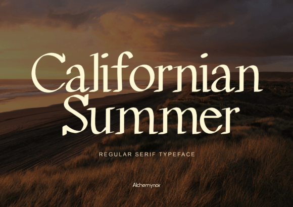 California Summer Font Review