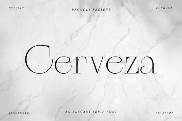 Cerveza: A Stylish Serif Font
