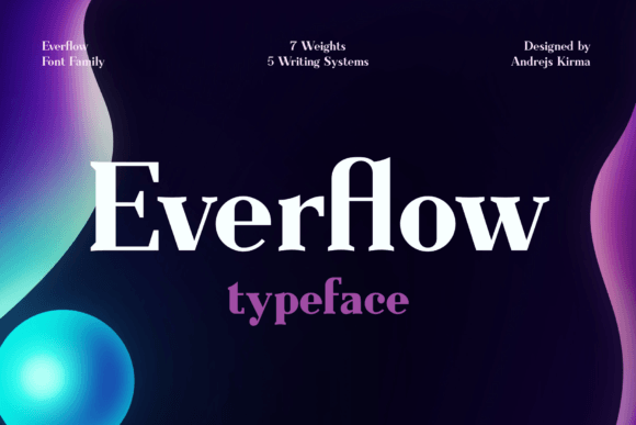 Everflow: A Serif Font for Polished Branding