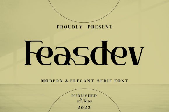 Feasdev: A Stylish Serif Font