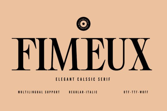 Fimeux Font: Timeless Elegance for Makers