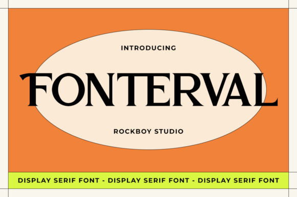 Fonterval: Elegant Serif Font for Crafters