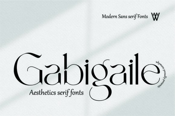 Gabigaile: A Font for Elegant Branding