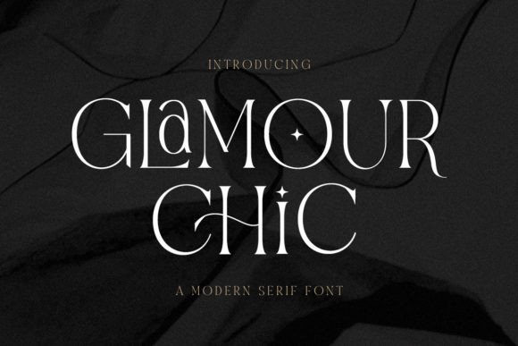 Glamour Chic Font for Web Design