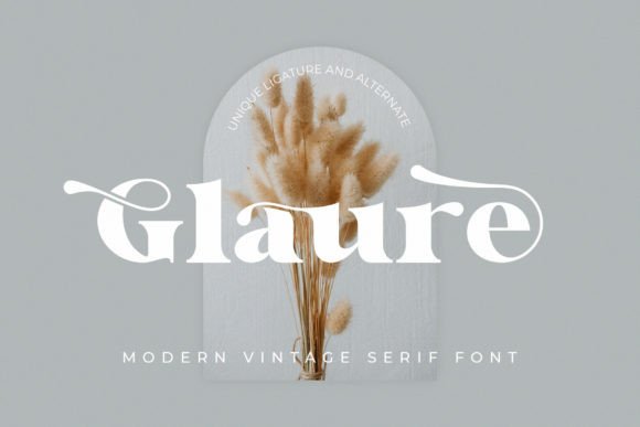 Glaure: A Stylish Serif Font for Designers