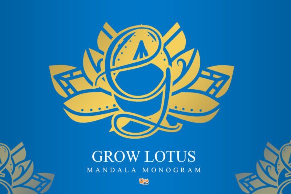 Grow Lotus Mandala Monogram Font Review