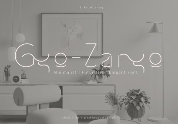 Gyo-zaryo: A Luxurious Sans Serif for Creative Projects
