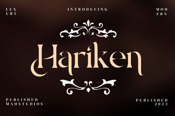 Hariken: A Stylish Serif for Web Design