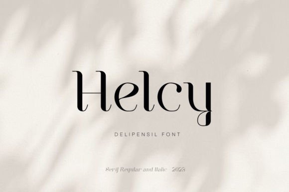 Helcy: Elegant Serif Typeface