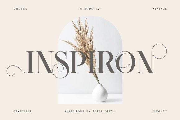 Insipiron: Elegant Serif Font for Crafters