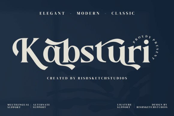 Kabsturi: A Serif Font for Timeless Marketing