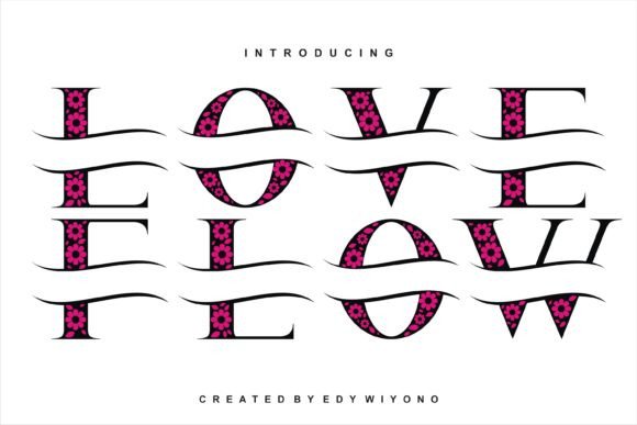 Love Flow Font for Web Design
