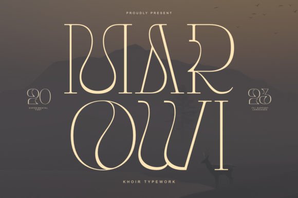 Marowi: A Stylish Serif Font