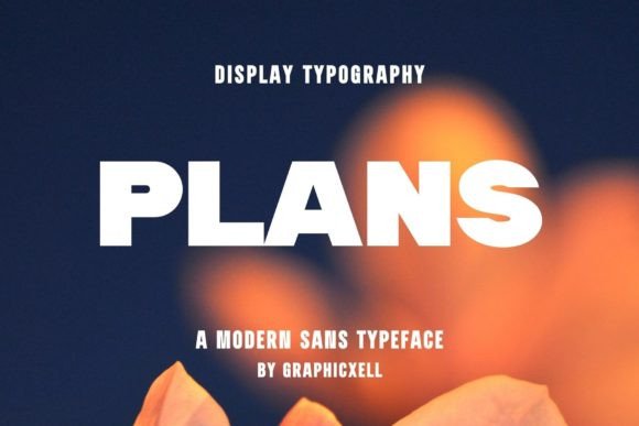 Plans: A Font for Clear Business Vision