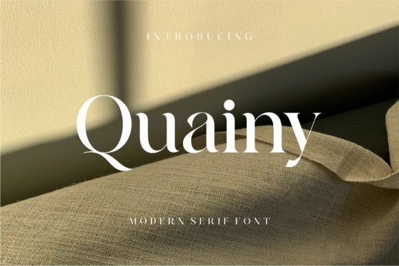 Quainy: A Serif Font for Real Design Work