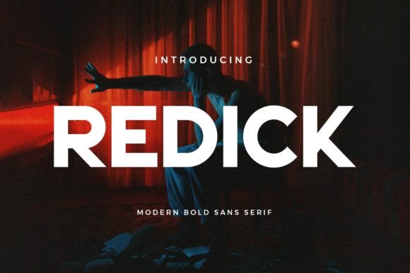 Redick: A Minimalist Font for Modern Design