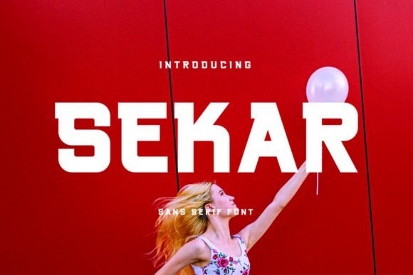 Sekar: A Modern Typeface for Elegant Design