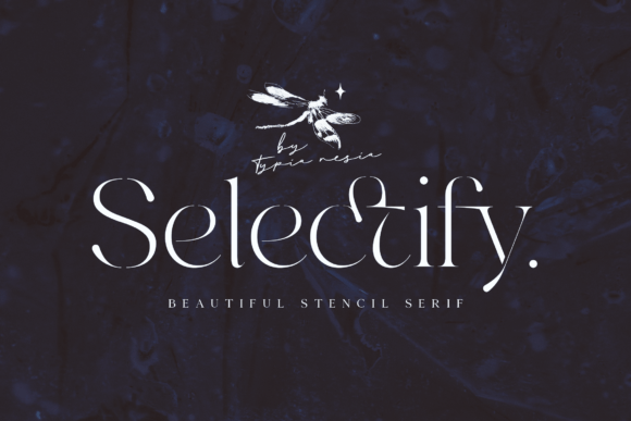 Selectify Font: Elegant Serif for Craft Projects