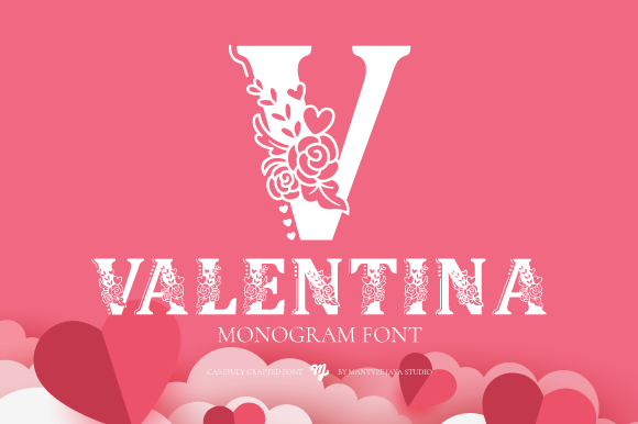 Valentina Monogram Font for Business