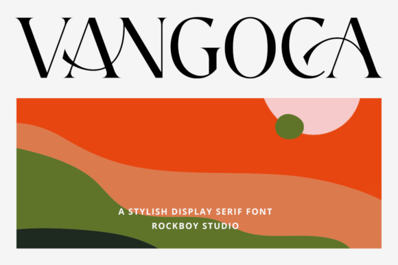 Vangoca Font: Elegant Serif for Craft Projects